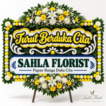Papan Bunga Duka Jemursari